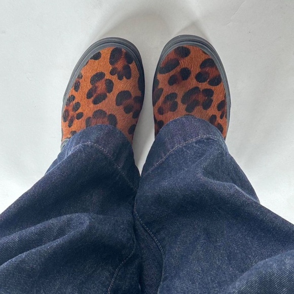 Leopard Print Vans Pony Hair 6.5 - Picture 2 of 6